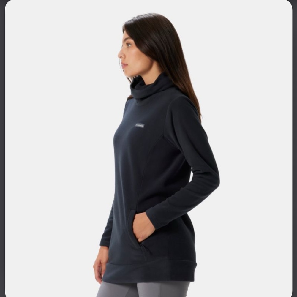 Womens Columbia Black Ali Peak Fleece Tunic Size xs